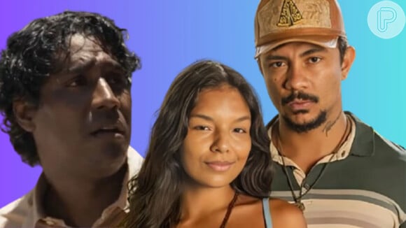 Ritinha (Mell Muzzillo) é cortejada por Damião 9Xamã) e seduz Pastor Livio (Breno da Matta) em Renascer