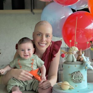 Fabiana Justus fez uma publicação emocionante destacando seu amor pela família e a felicidade de comemorar os 6 meses de Luigi