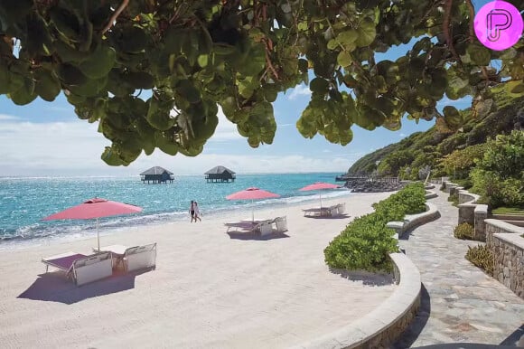 O resort onde Marina está hospedada tem diarias até R$40 mil.