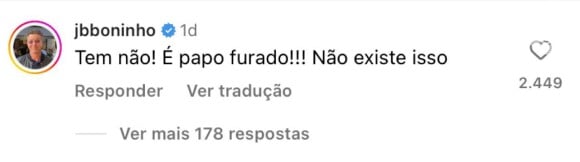 Boninho sobre polêmica de Jojo Todynho: 'Tem não! É papo furado! Não existe isso'