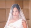 Gabi Luthai se casou pela primeira vez usando um véu de noiva enorme e transparente