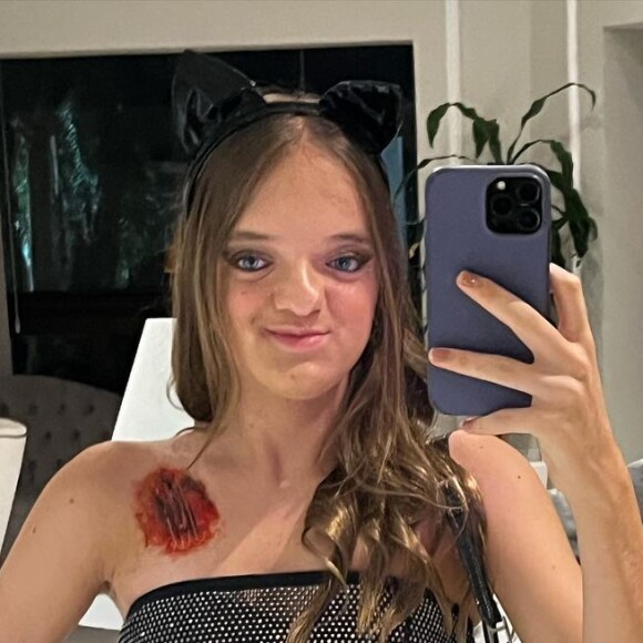 Rafaella Justus em outubro de 2023, quatro meses antes da rinoplastia