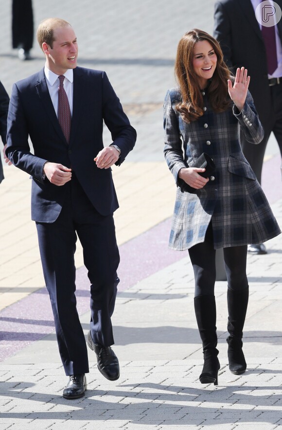 Kate Middleton e príncipe William esperam seu primeiro filho