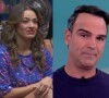 'BBB 24': Tadeu Schmidt dá bronca em Beatriz e Alane após queda de Sabrina Sato