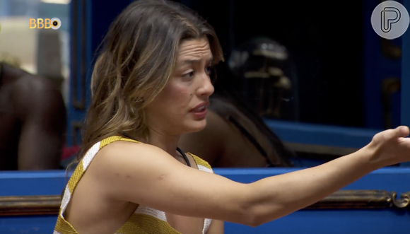 Beatriz surtou após briga com Davi no 'BBB 24'