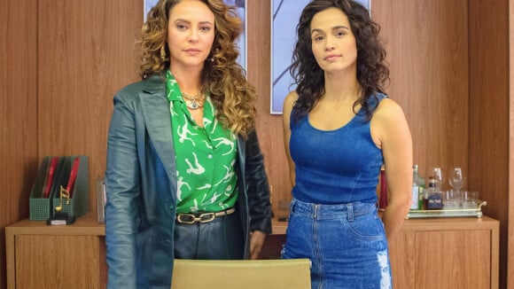 'Não viram nada ainda', atiça Nanda Costa sobre cenas quentes com Paolla Oliveira na série 'Justiça 2'