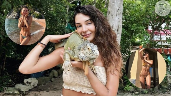 Ebru Şahin, atriz da novela turca 'Hercai', da Globoplay, esbanja corpão de biquíni e fotos com marido famoso nas redes sociais