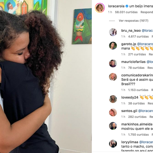 Comentário de Carolina Dieckmann não foi bem aceito por internautas, que detonaram a atriz