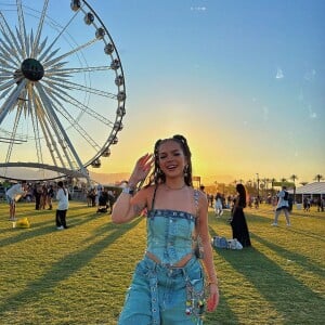 Mel Maia foi tietada pelo namorado, que não compareceu ao Coachella, mas elogiou sua beleza nas redes sociais