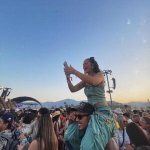 Mel Maia esteve presente no último final de semana do Coachella 2024 e curtiu muito o evento