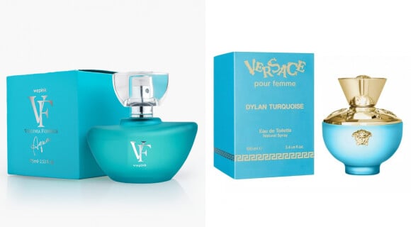 Virginia Fonseca Aqua foi inspirado no perfume da marca Versace Dylan Turquoise
