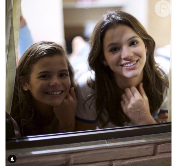 Luana Marquezine era levada para os bastidores dos trabalhos de Bruna Marquezine