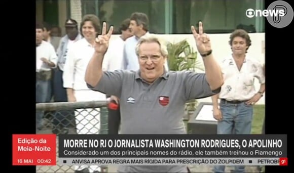 Apolinho será velado na sede do Flamengo; comentarista morreu aos 87 anos