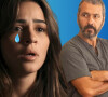 Em 'Renascer', José Inocêncio (Marcos Palmeira) vai roubar filho de Sandra (Giullia Buscacio) e João Pedro (Juan Paiva)