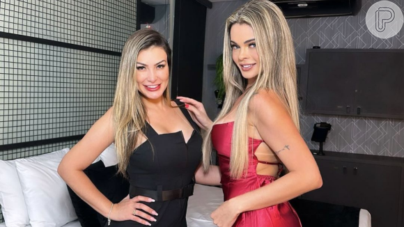 Andressa Urach repete parceria com modelo trans meses após vídeo de sexo grupal com o namorado: 'Maravilhosa'