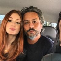 Alexandre Nero e Marina Ruy Barbosa fazem 'biquinho' nos bastidores de 'Império'