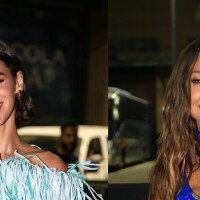 Marquezine de vestido curto, Sabrina Sato com lingerie à mostra em transparência e mais famosas brilham em pré-carnaval. Fotos!