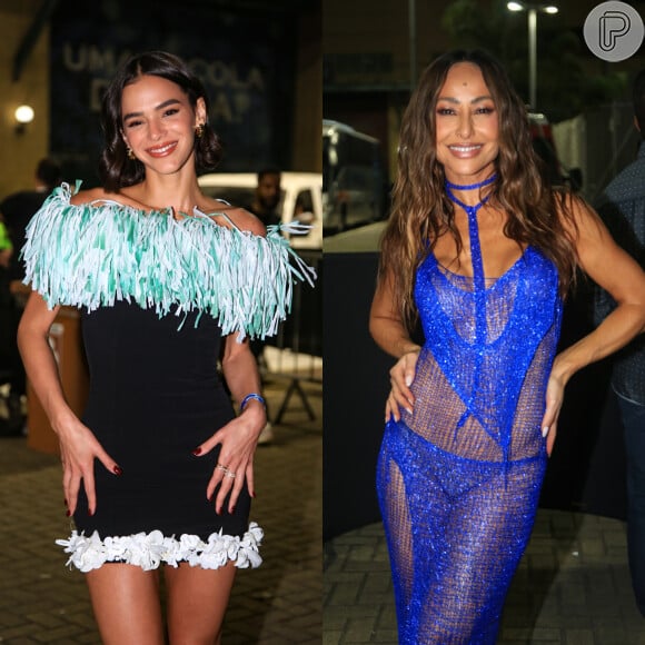 Bruna Marquezine, Sabrina Sato - de lingerie à mostra em vestido transparente - e mais famosas arrasam nos looks para evento pré-carnaval 2025 em 23 de maio de 2024