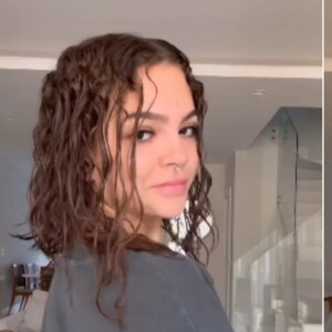 Mel Maia mostra cabelo curto e em transição capilar em novo vídeo no Instagram