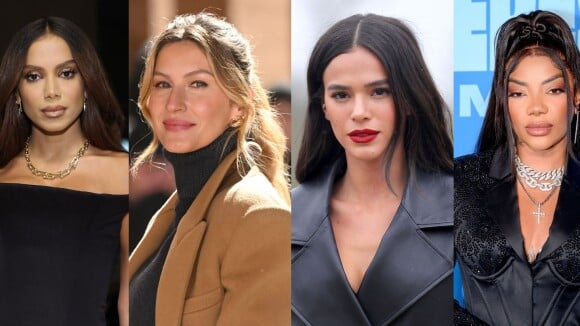 Famosas sem maquiagem: thread viral reúne Anitta, Bruna Marquezine, Gisele Bündchen e mais de 'cara limpa' e impressiona. Veja fotos!