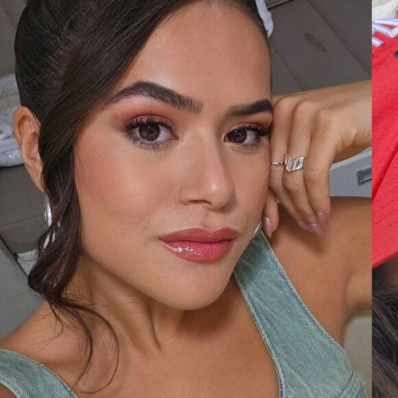 Maisa Silva quase não muda em comparações com e sem maquiagem