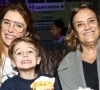 Filho de Rafa Brites e Felipe Andreoli, Rocco, 7 anos, roubou a cena com lookinho grifado da Lacoste. Jornalistas são pais também de Leon, de 2