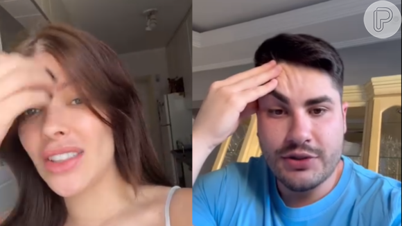 Jaquelline se pronuncia após divulgação de vídeo íntimo do ex-namorado, Lucas Souza: 'Ódio'