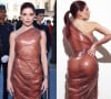 Gkay causa com vestido de látex de R$ 9 mil em Paris e web compara look com 'camisinha de chocolate': 'Preservativo humano'