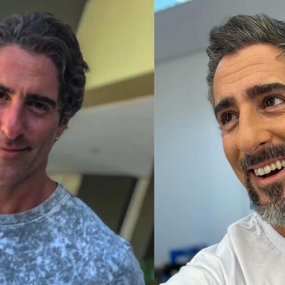 Marcos Mion é outro famoso que tem a barba como parte essencial do rosto. O apresentador tirou a barba em 2019 e disse que até os filhos os estranharam de cara limpa