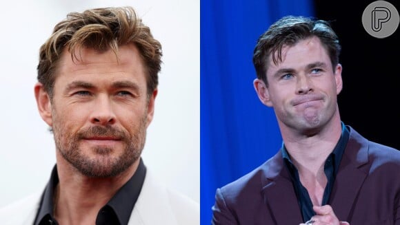 Chris Hemsworth nunca consegue ficar feio, mas muita gente desaprovou o visual do galã sem barba... será que ficou bom?