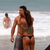 Ronaldo e Paula são clicados em praia do Rio