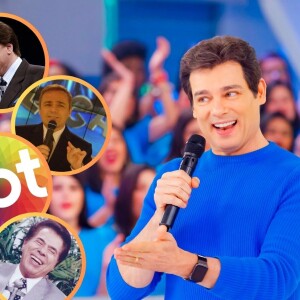 Celso Portiolli já substituiu Silvio Santos, Angélica e Gugu em programas do SBT