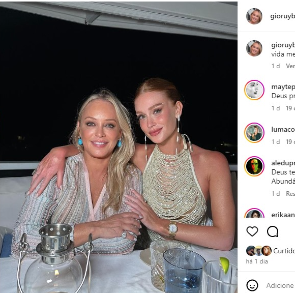 Gioconda Ruy Barbosa publicou uma homenagem especial para Marina Ruy Barbosa em suas redes sociais