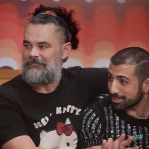 Kaysar Dadour participou do programa 'Surubaum' ao lado de Carmo Dalla Vecchia e Luciana Gimenez