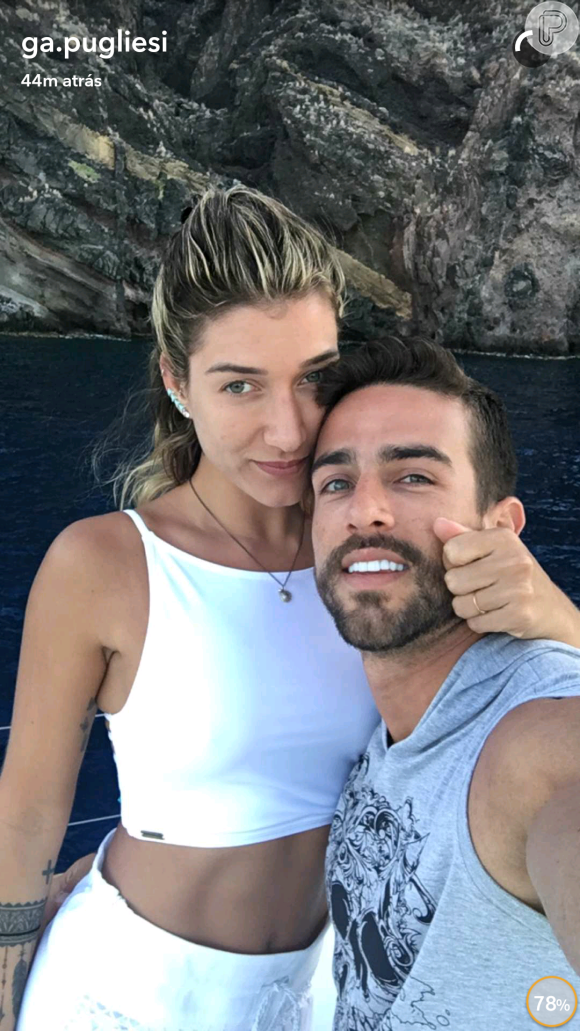 Gabriela Pugliesi se casou em 2017 com Erasmo Viana e leu votos que foram copiados anos depois por participante do reality 'Casamento Às Cegas 4'