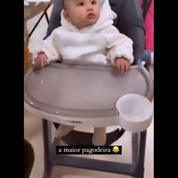 Mavie, filha de Neymar e Bruna Biancardi, também participou da 'resenha'