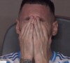 Lionel Messi chorou de dor ao se machucar na final da Copa América em 14 de julho de 2024