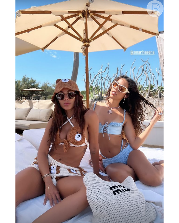 Anitta está curtindo o verão europeu ao lado de amigos como Marina Sena e Juliano Floss