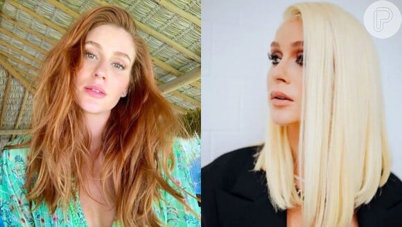 Outra famosa que tem o cabelo como sua marca registrada é Marina Ruy Barbosa, que uma vez deu o que falar ao surgir platinada na web