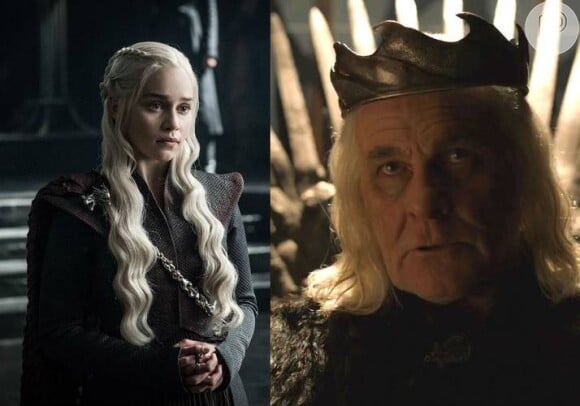 O Rei Aerys II, de 'Game of Thrones', é pai de Daenerys Targaryen e descendente de Rhaenyra Targaryen