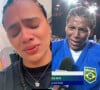 'Eu te amo não pelas medalhas': mulher da judoca Rafaela Silva chora diante de derrota e faz post comovente para a atleta