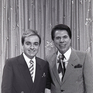 Foto de Silvio Santos e Gugu vi no SBT quando o 'pupilo' foi ao 'Troféu Imprensa' do rei da TV