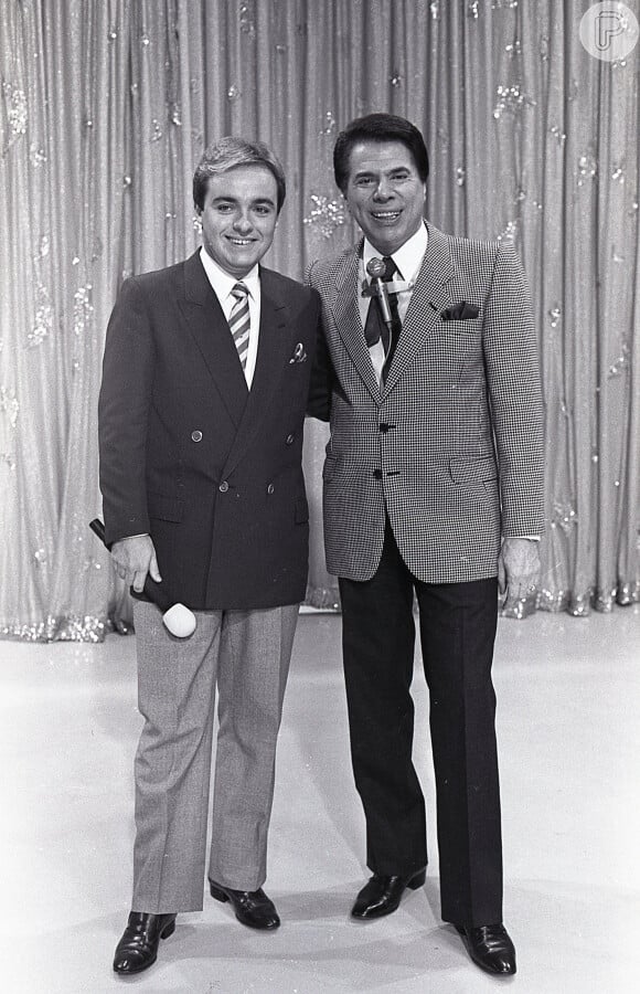 Foto de Silvio Santos e Gugu vi no SBT quando o 'pupilo' foi ao 'Troféu Imprensa' do rei da TV