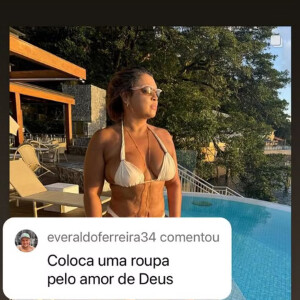 Preta Gil recebeu diversos comentários de ódio nas redes sociais, especialmente sobre seu corpo