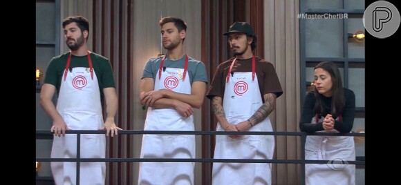 Laura foi a única mulher no Mezanino do 'MasterChef Brasil 2024' nesta terça-feira (20)