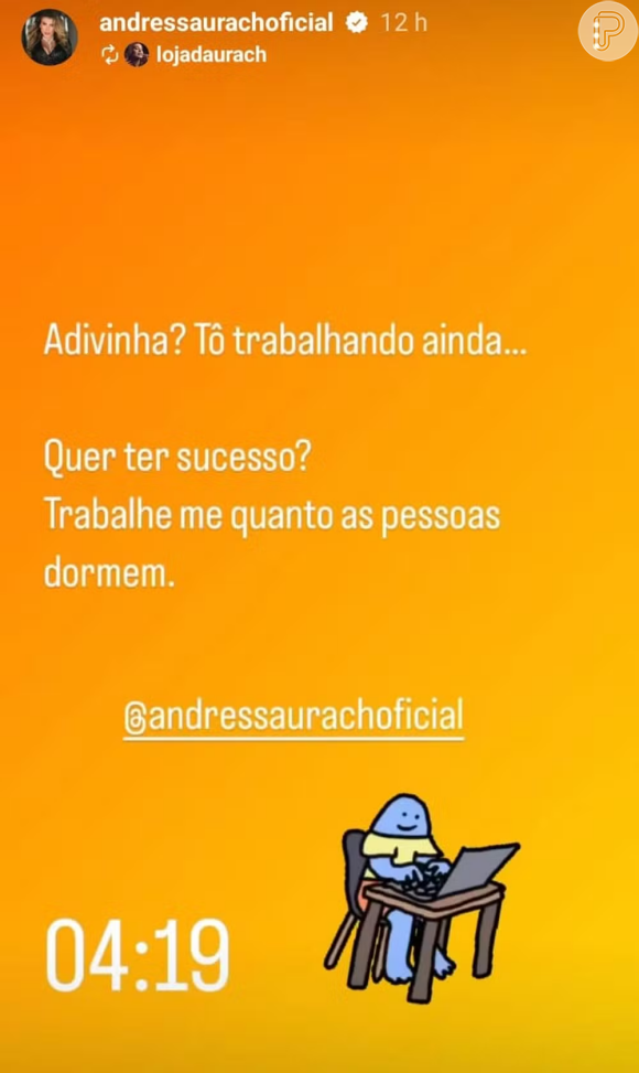 Andressa Urach passa mal durante trabalho