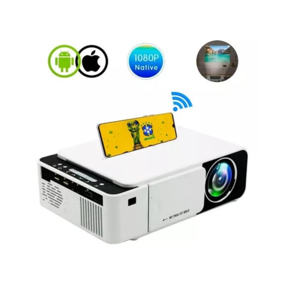 Projetor EDF T6 Led Android Wifi 3500 Lumens