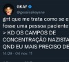 Gkay teve diversos posts problemáticos revelados no final de 2022, quando foi bombardeada nas redes sociais