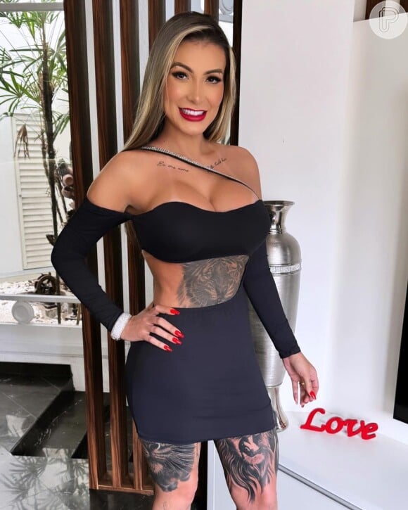 Andressa Urach disse que a cirurgia foi para melhorar sua saúde e questões como o sono