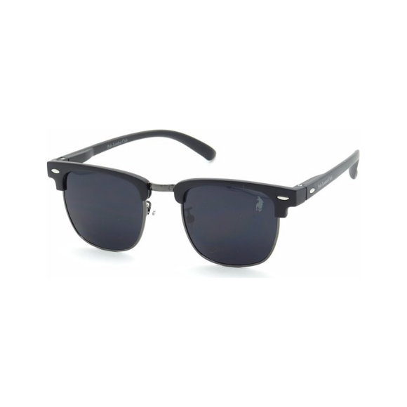 Óculos de Sol Quadrado Com Lentes Fume Preto, Polo London Club